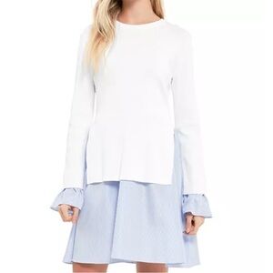 ENGLISH FACTORY Knit Combo Dress XS